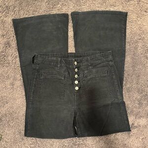 American Eagle Outfitters Black Flare Jeans
